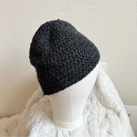 Handmade Crochet Beanie In Grey.--DA6 - Picture 4 of 7